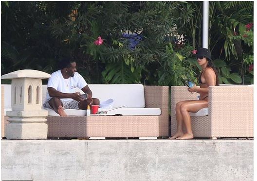 Piddy with a mystery girl