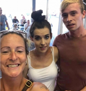 Grandmother who eloped with her daughter’s boyfriend pictured with him ??
