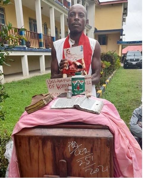 Pastor caught with human skull in Cross River(photos) 1 1 24