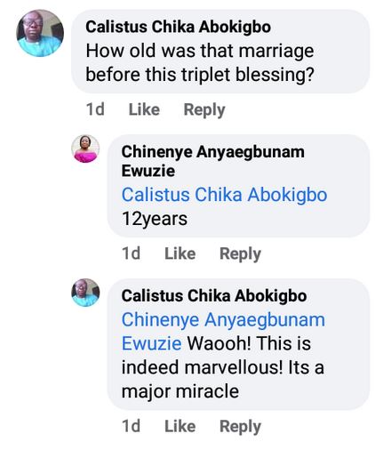 Testimony Time: Nnewi couple welcomes triplets after 12 years of marriage 1 1 30