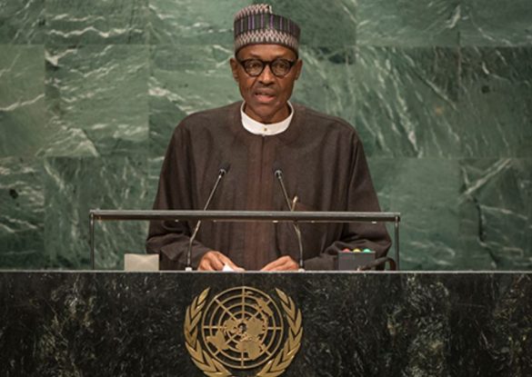President Muhammadu Buhari at UN