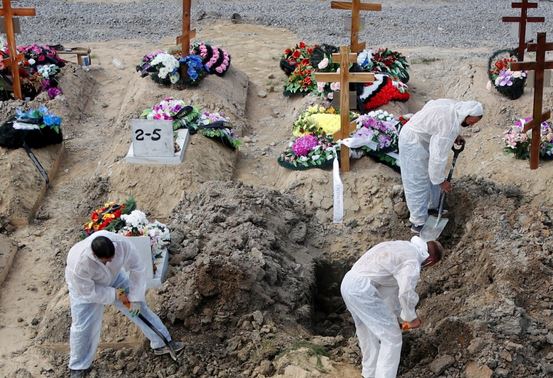 Russia records its highest Covid deaths
