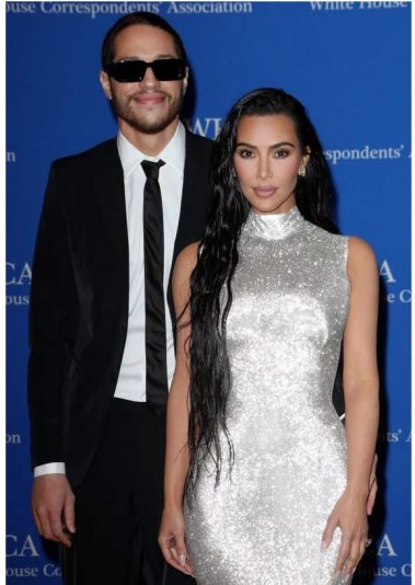 Pete Davidson and Kim Kardashian make red carpet appearance at White House dinner (Photos)