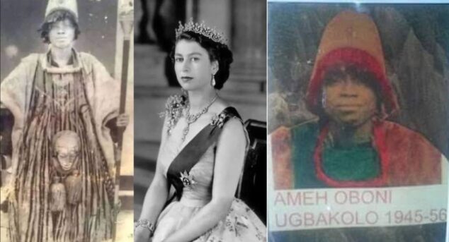 Attah Ameh Oboni and Queen Elizabeth