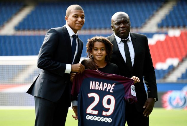 Kylian Mbappe and dad